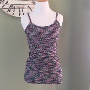 Fun print stretch BKE tank top